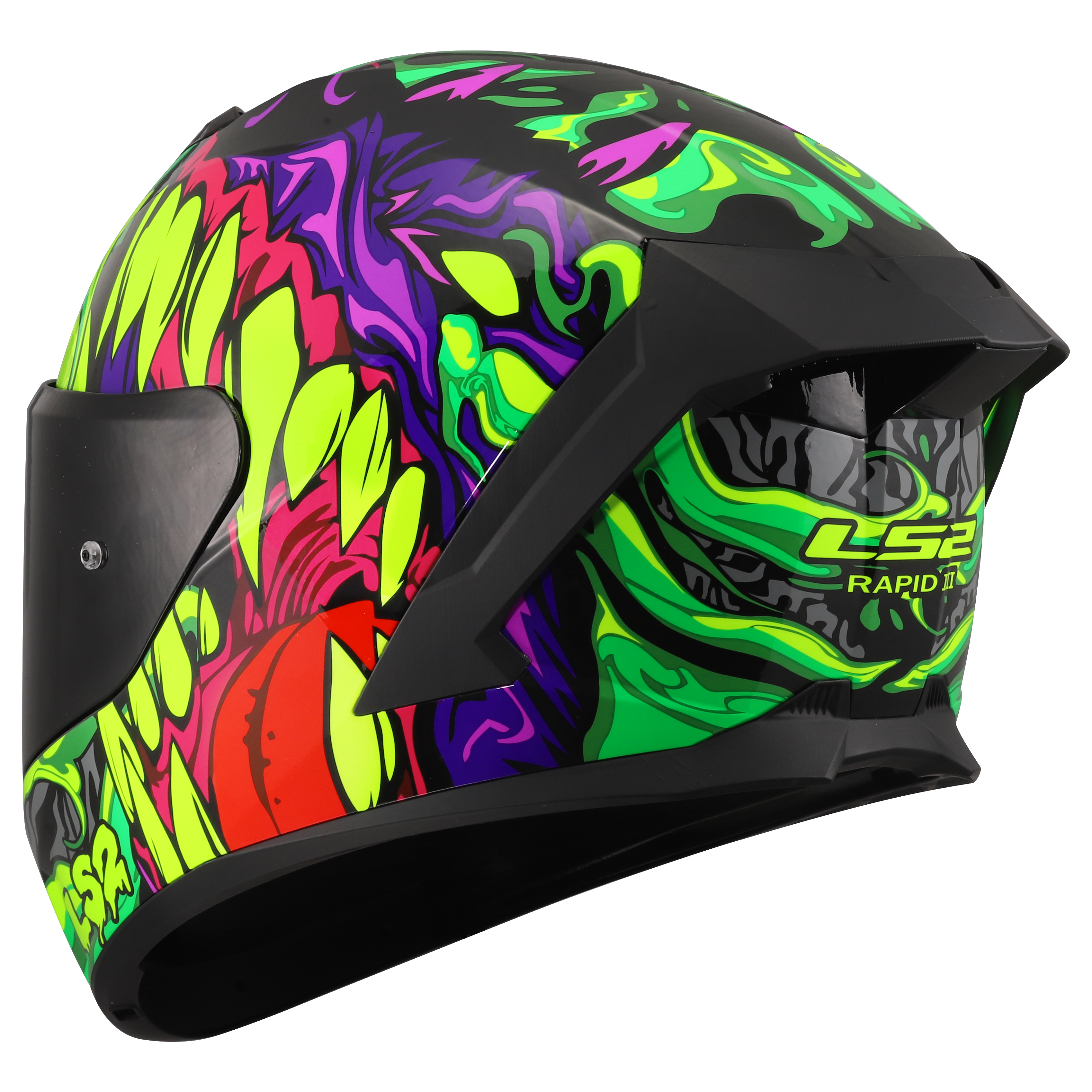 LS2 FF820 RAPID III LYCANT PURPLE GREEN   168200561 (2)